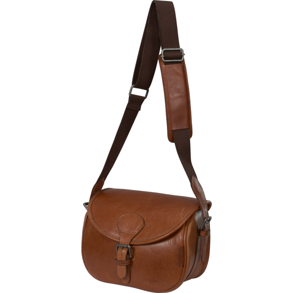 Retrieve Cartridge Bag Cognac &ndash; Leren Patroontas voor 125 Patronen