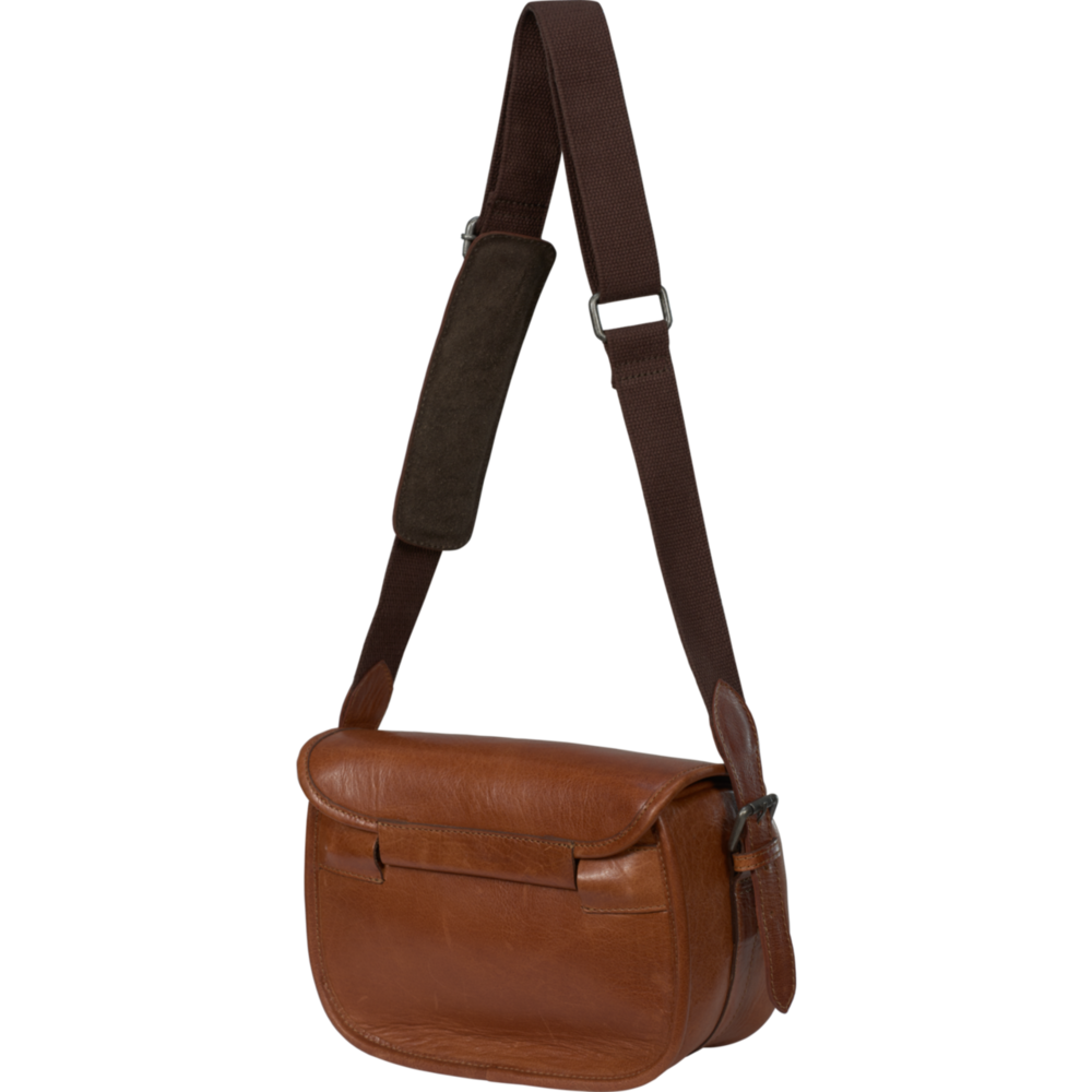 Retrieve Cartridge Bag Cognac &ndash; Leren Patroontas voor 125 Patronen