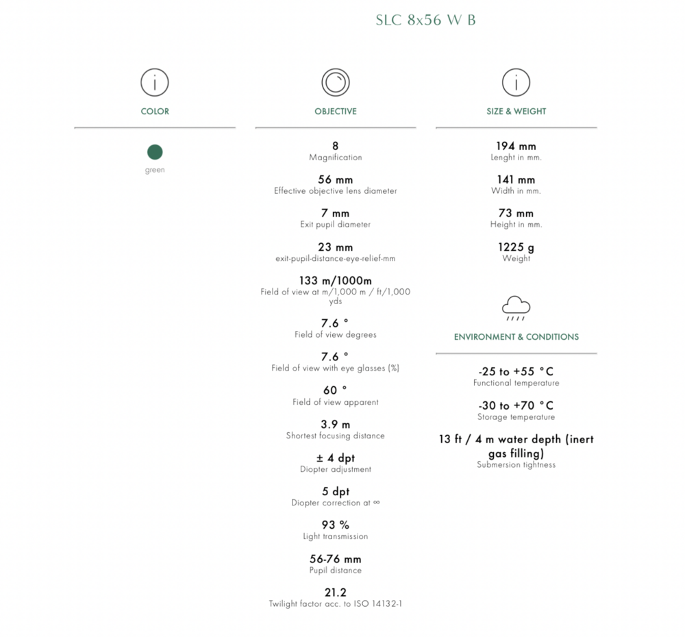 Swarovski Optik SLC 8x56 Verrekijker
