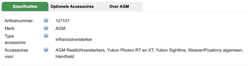 AGM Sioux940 Long-Range Infraroodstraler Kit (940nm/800mW) 