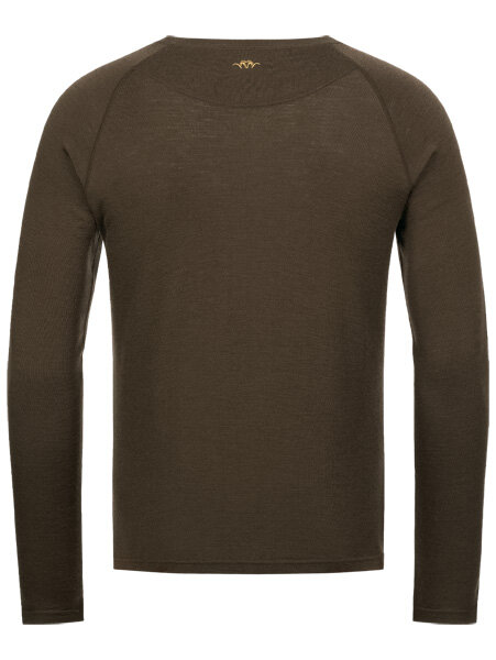Blaser Merino Base Layer Roundneck Jonar, dark brown