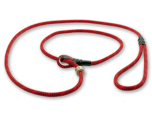 Mystique Field trial Moxonlijn 6mm 130cm Rood/ zwart