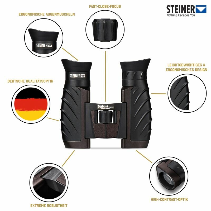 Steiner Safari UltraSharp 10x26 Verrekijker