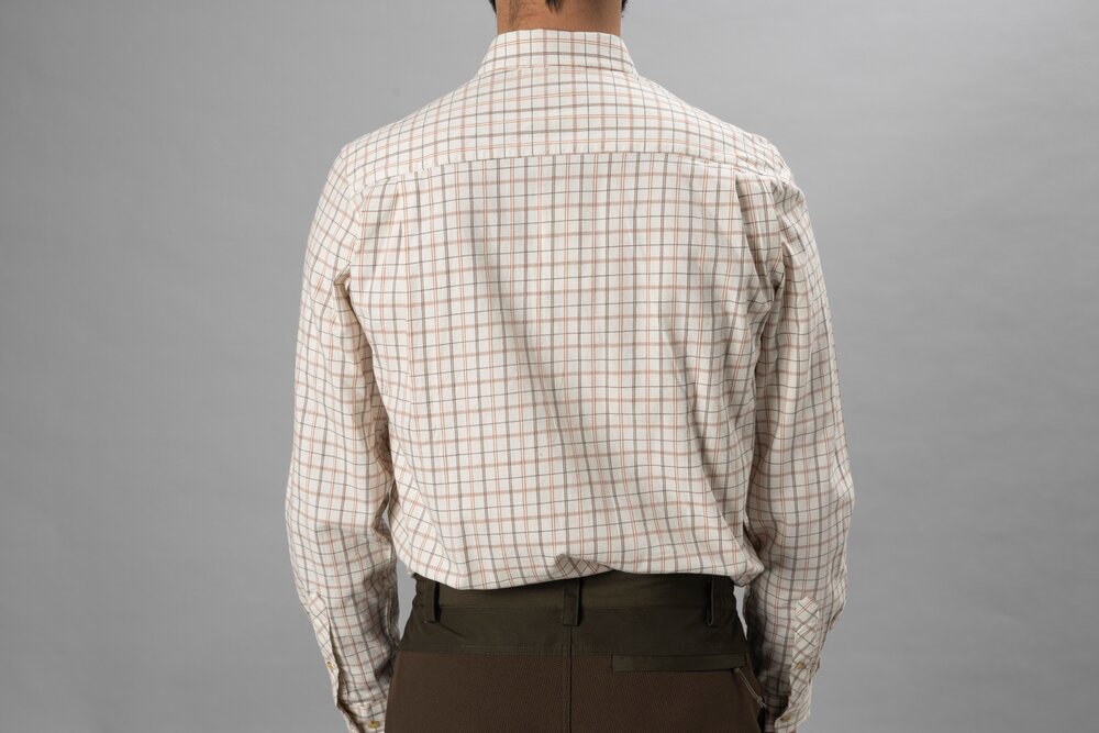 Seeland Shooting Shirt / Overhemd lange mouw - Gold flame