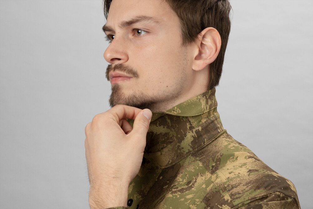 H&auml;rkila Deer Stalker Camo Overhemd, lange mouw