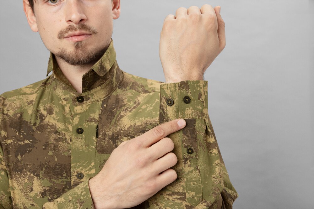 H&auml;rkila Deer Stalker Camo Overhemd, lange mouw