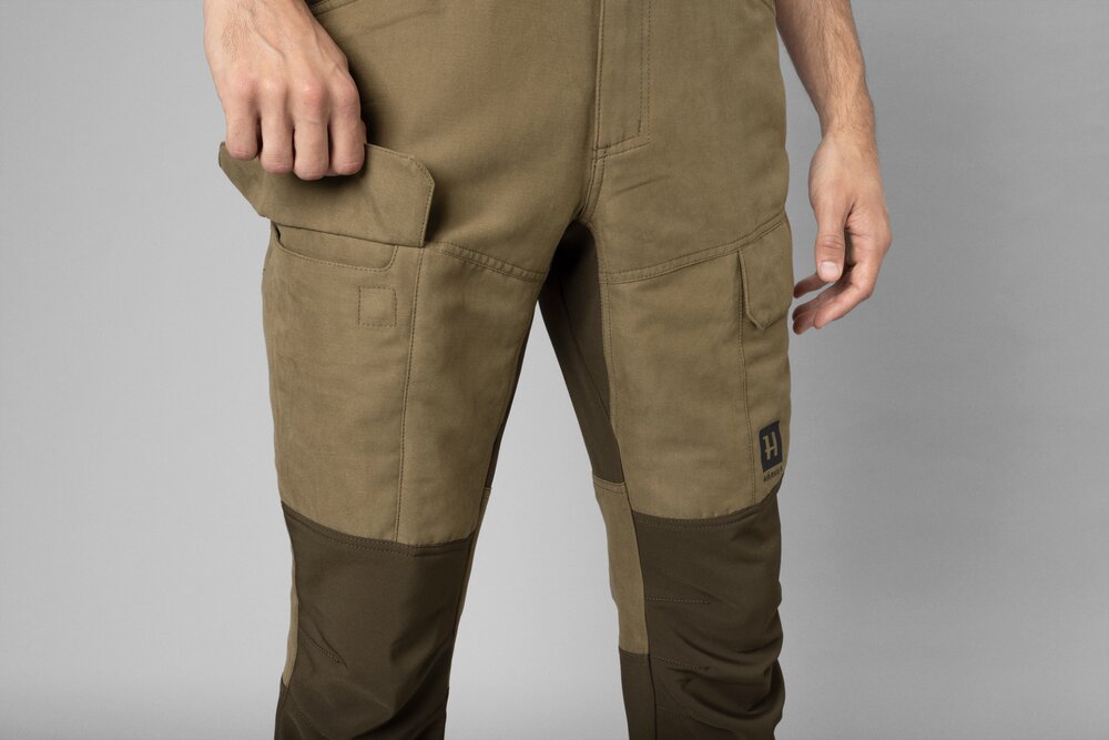 H&auml;rkila Scandinavian Trousers  32inch"- Dark antique bronze / Willow green