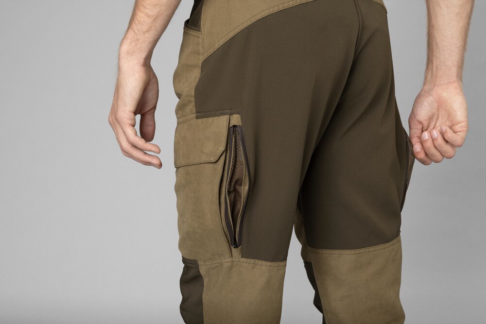 H&auml;rkila Scandinavian Trousers  32inch"- Dark antique bronze / Willow green