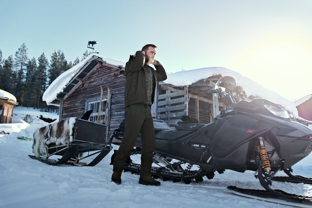 H&auml;rkila Logmar HWS Packable Trousers - Willow green,32"