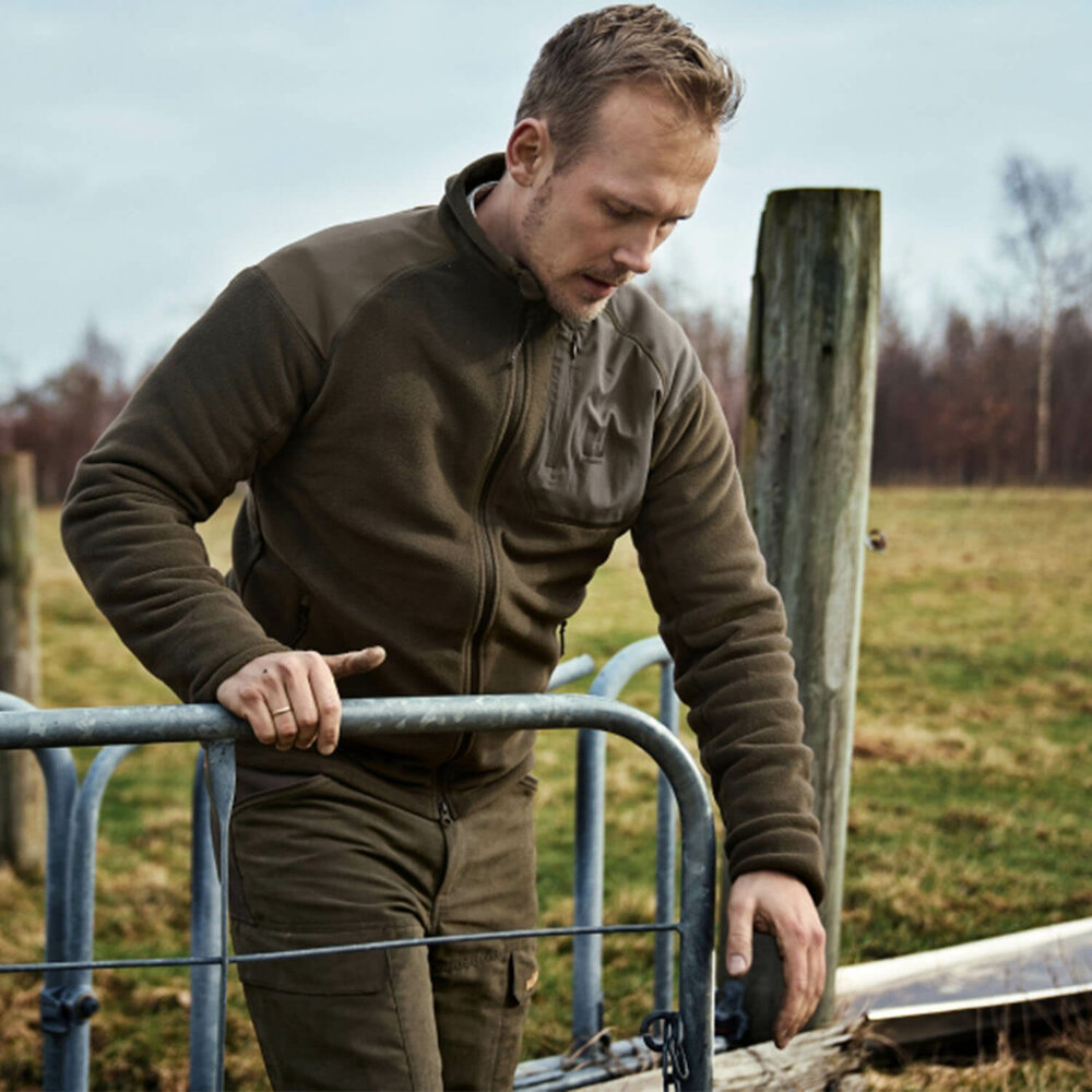 H&auml;rkila Venjan 2.0 fleecejas in Willow Green