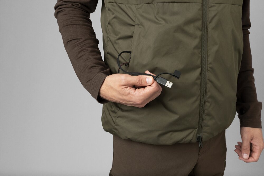 H&auml;rkila Clim8 Base Waistcoat - Willow green