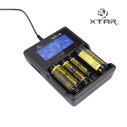 XTAR VC4 18650 Li-ion USB Batterijlader