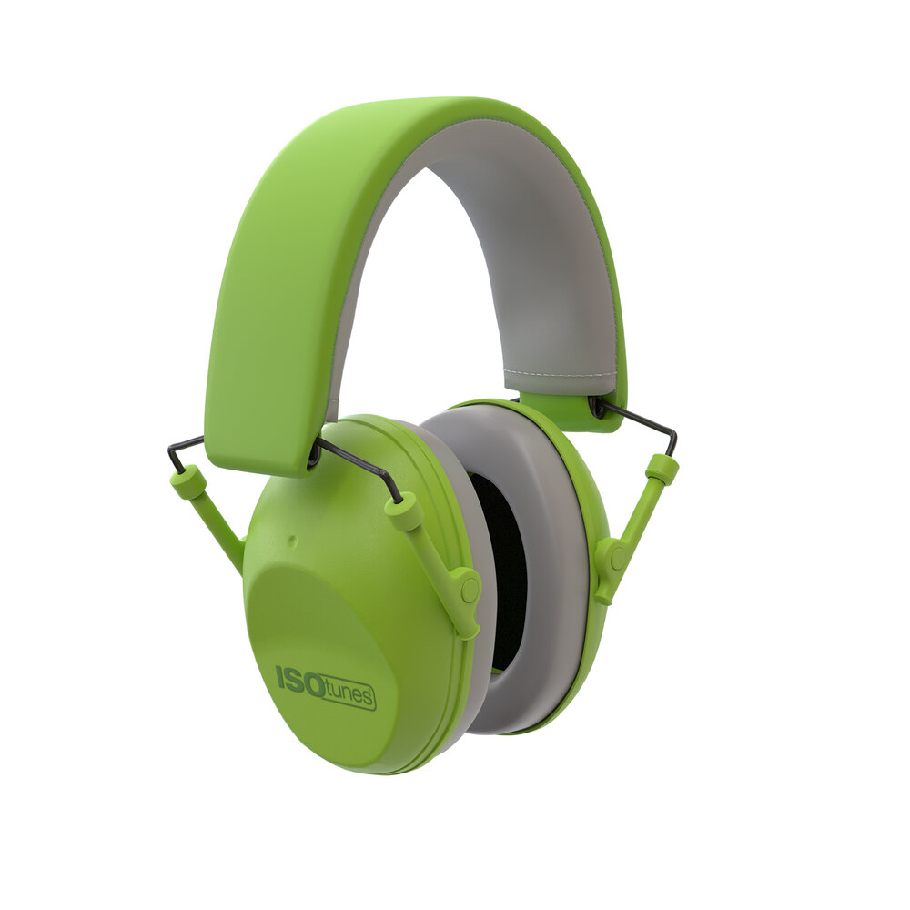 ISOtunes Junior Defender gehoorsbescherming groen