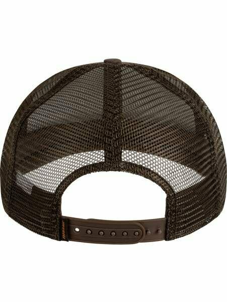80412763 Blaser leather badge cap dark brown