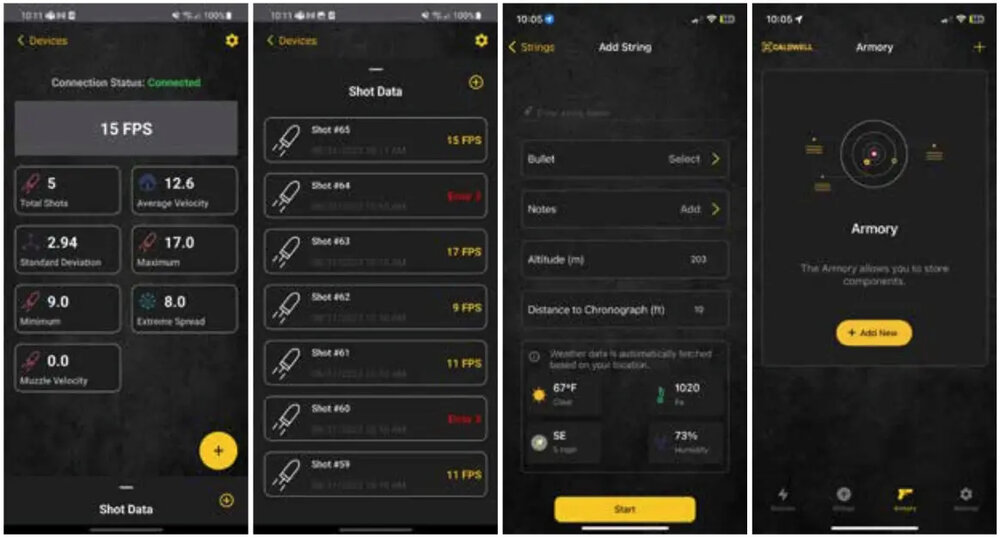 Caldwell VelociRadar Chronograaf &ndash; Hypernauwkeurige Metingen voor de Professionele Schutter