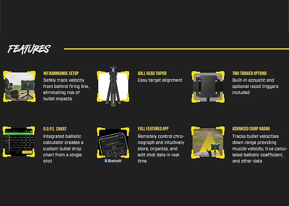 Caldwell VelociRadar Chronograaf &ndash; Hypernauwkeurige Metingen voor de Professionele Schutter