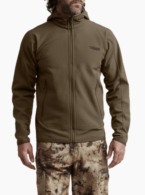 Sitka Alpha Fleece Hooded Jacket -&nbsp;Cattail Brown