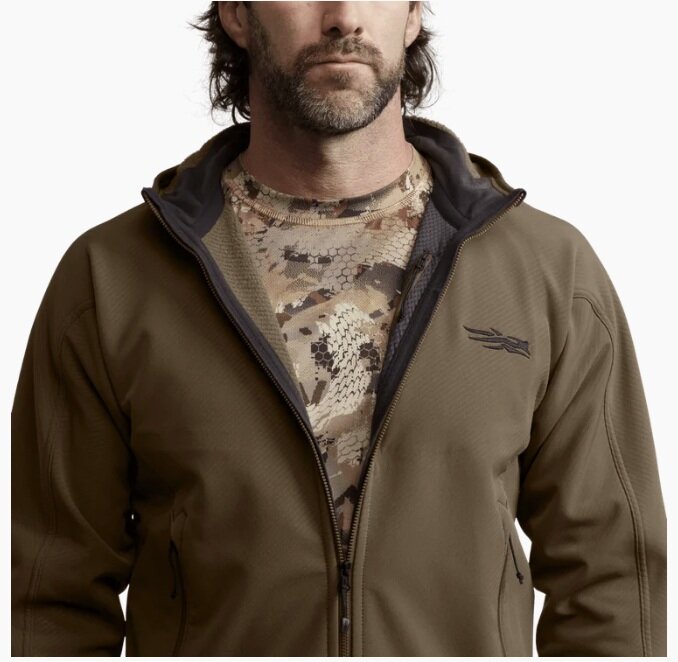 Sitka Alpha Fleece Hooded Jacket -&nbsp;Cattail Brown