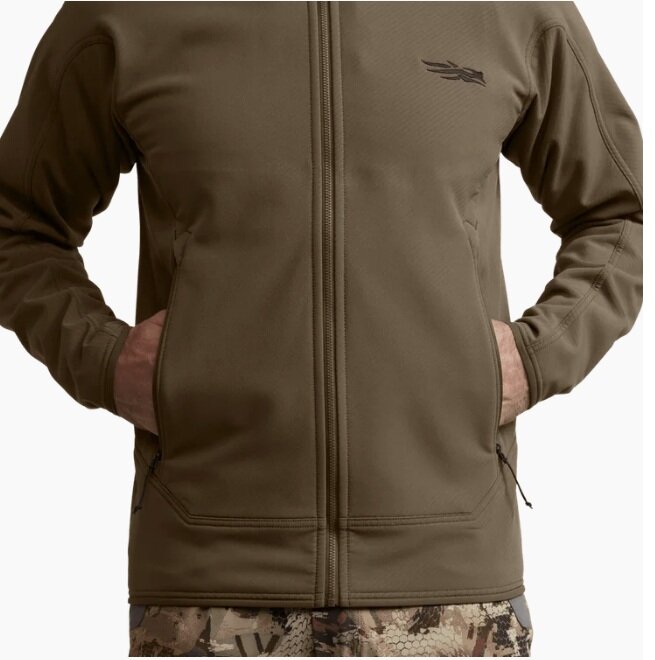 Sitka Alpha Fleece Hooded Jacket -&nbsp;Cattail Brown