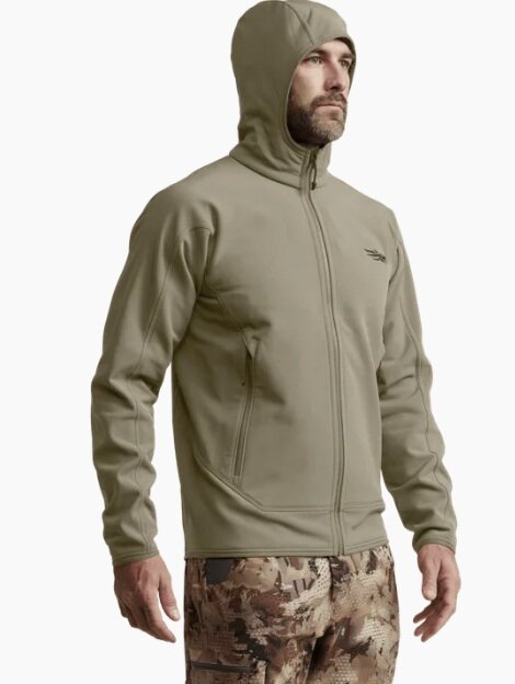 Sitka Alpha Fleece Hooded Jacket -&nbsp;Buckskin