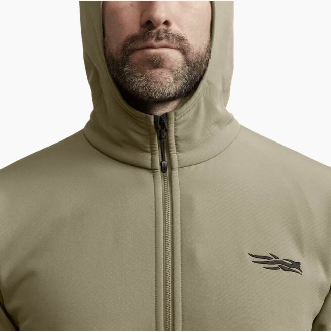 Sitka Alpha Fleece Hooded Jacket -&nbsp;Buckskin