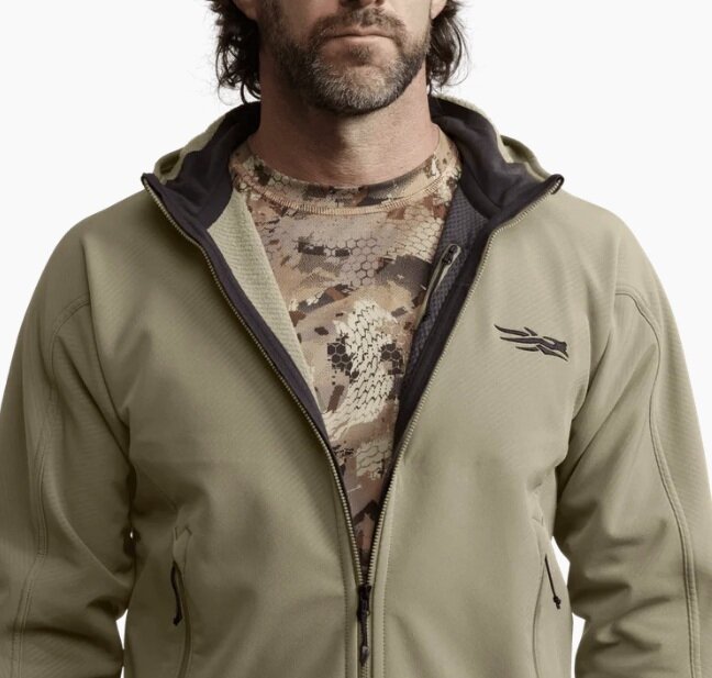 Sitka Alpha Fleece Hooded Jacket -&nbsp;Buckskin