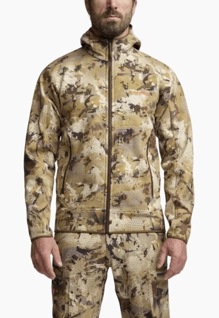 Sitka Alpha Fleece Hooded Jacket -&nbsp;Optifade Waterfowl Marsh