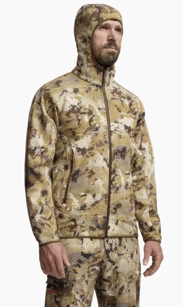 Sitka Alpha Fleece Hooded Jacket -&nbsp;Optifade Waterfowl Marsh