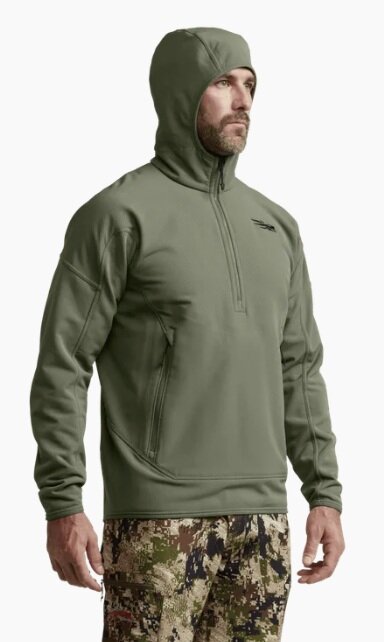 Sitka Alpha Fleece Hoodie - Oliv