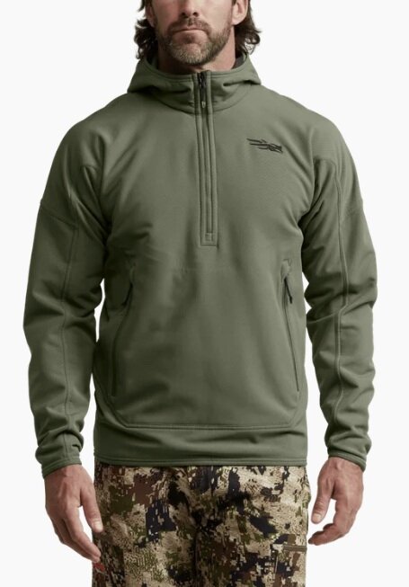 Sitka Alpha Fleece Hoodie - Oliv
