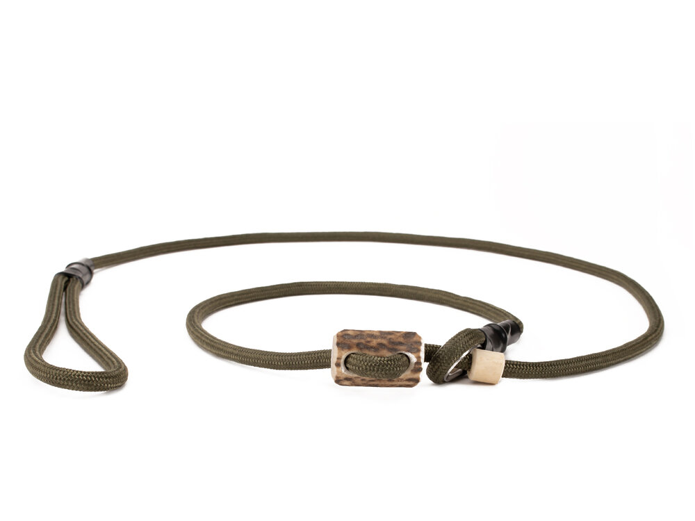 Mystique&reg; Field trial moxon Lijn 6mm 150cm Kaki met hoornstopper