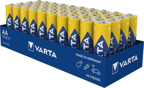 Varta Industrial Pro AA (LR06) Alkaline batterijen (40 stuks)