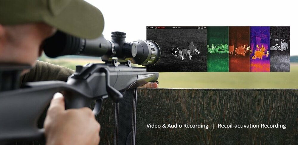 Hikmicro Stellar 3.0 SH 50 L Thermal Rifle Scope met LRF (30mm Tube)