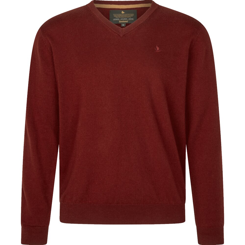 406070020 Seeland Pine V-neck pullover