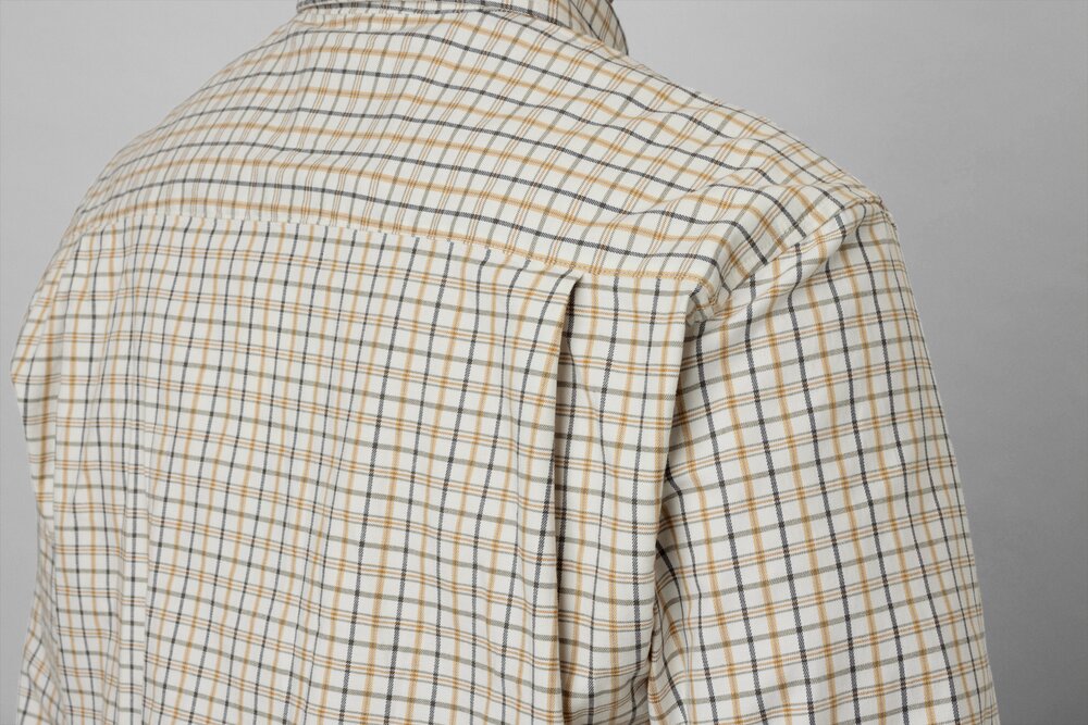 403048005 Seeland Oxford shooting shirt  classic blue/classic brown check