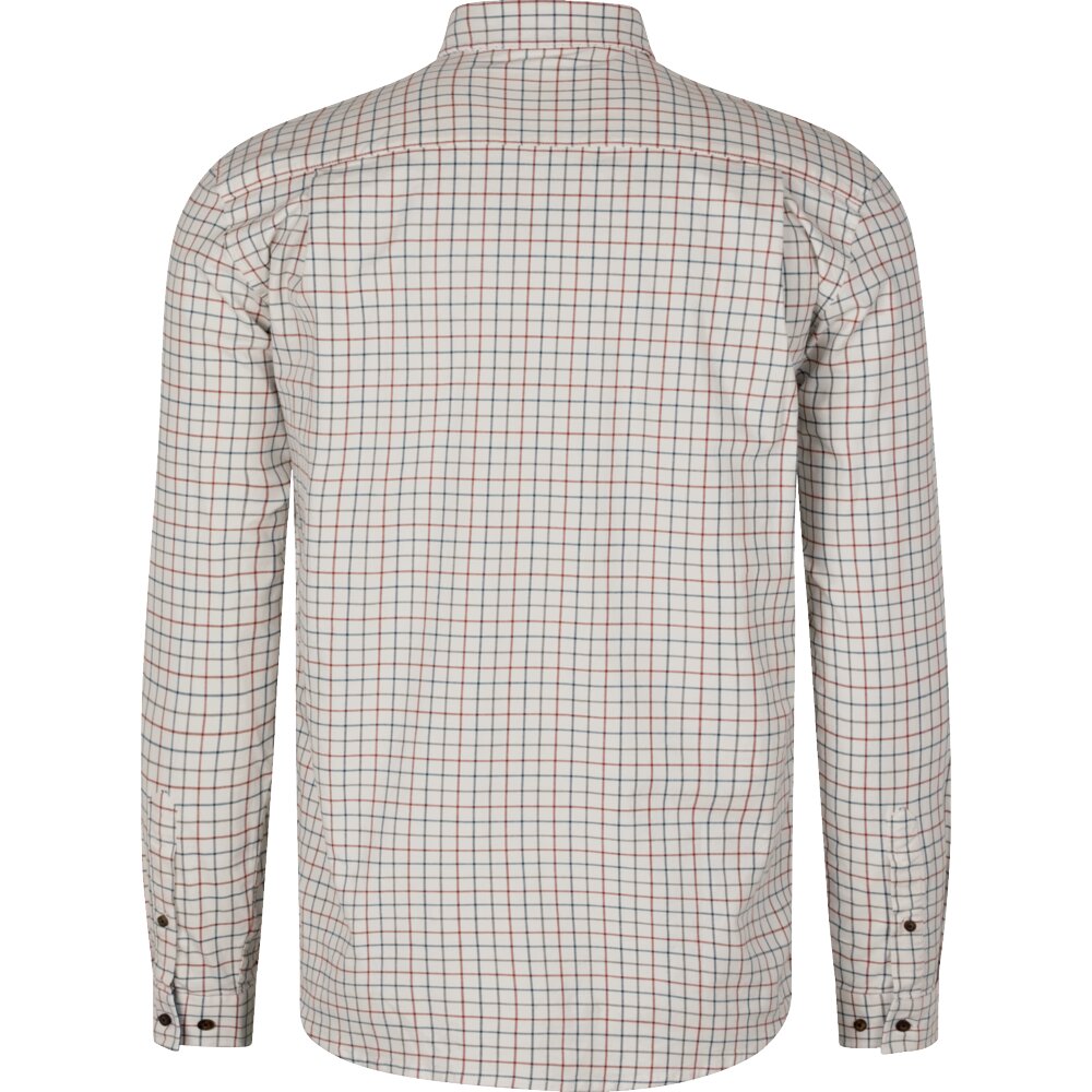 403048001 Seeland Oxford shooting shirt  grape leaf/terracotta check