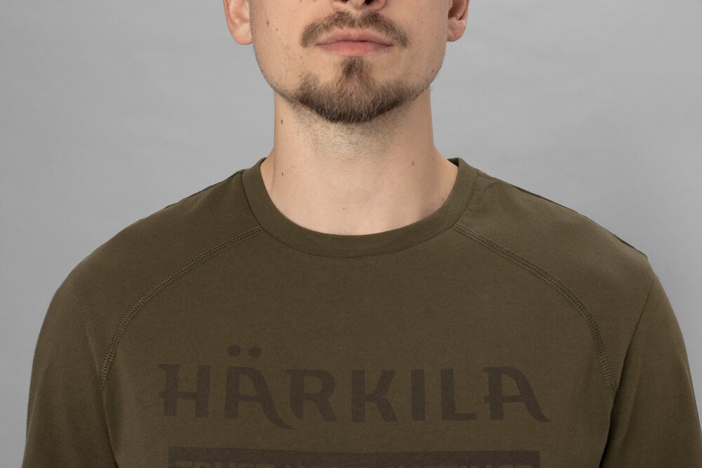 105040 Harkila loge s/s/ T-shirt willow green