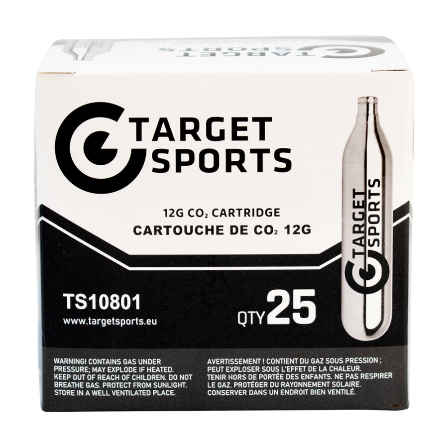 Target Sports 12 g CO₂-patronen (25 stuks)