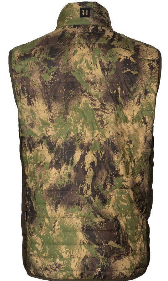 1201150 Harkila Deerstalker camo reversible packable waistcoat Willow green/AXIS MSP&reg;Forest