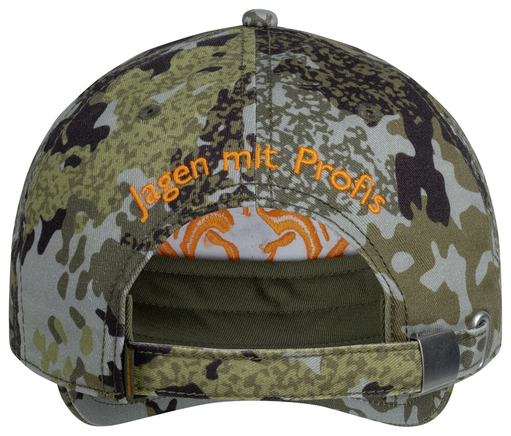 Blaser HunTec LP Cap &ndash; Camo Jachtpet met Argali Logo en Verstelbare Pasvorm