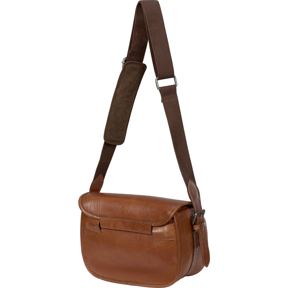 Retrieve Cartridge Bag Cognac &ndash; Leren Patroontas voor 125 Patronen