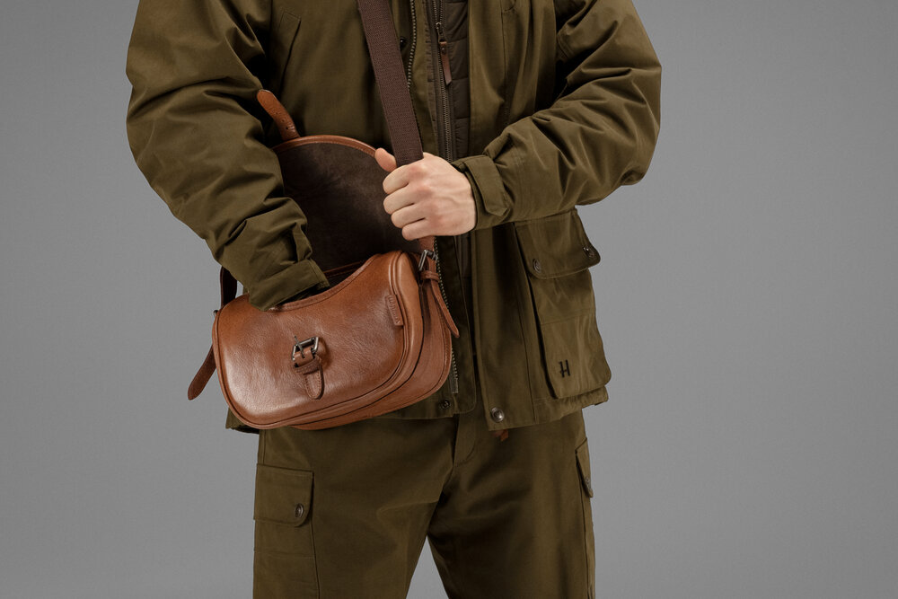 Retrieve Cartridge Bag Cognac &ndash; Leren Patroontas voor 125 Patronen