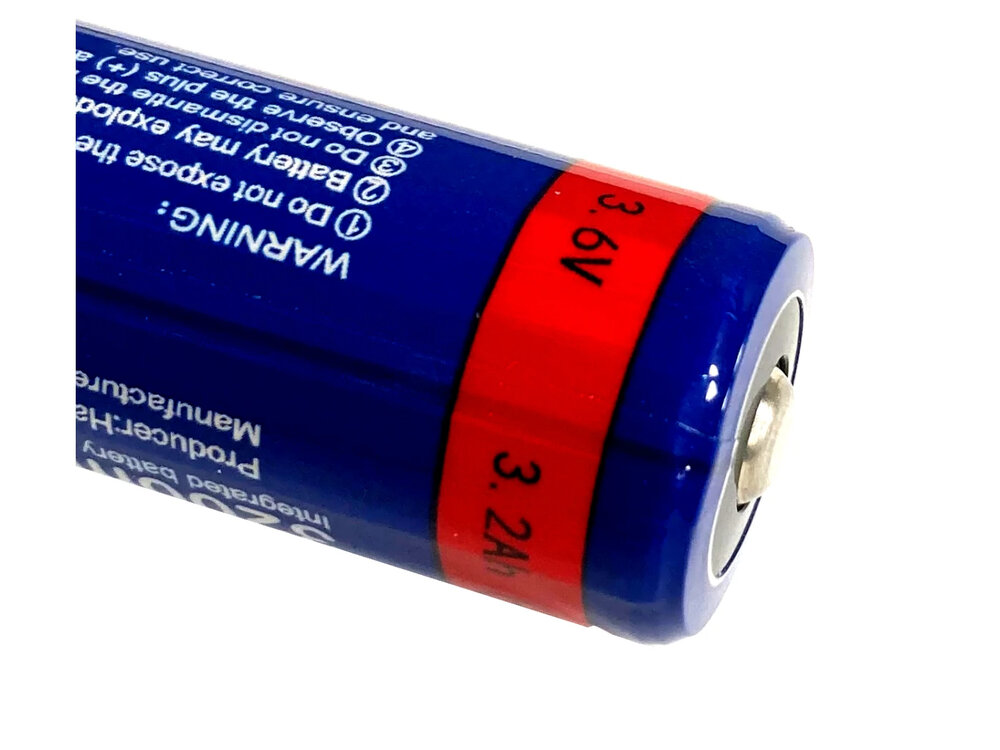 Hikmicro Batterij HM-3632DC 18650 3200mAh, 3.6V