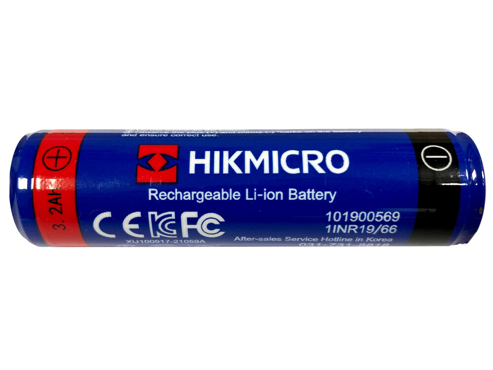 Hikmicro Batterij HM-3632DC 18650 3200mAh, 3.6V