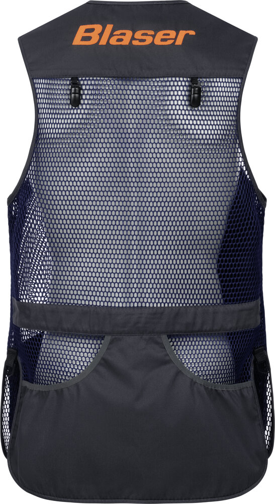 Blaser Men&rsquo;s Competition Shooting Vest Robert Marine &ndash; Lichtgewicht Schietvest met Maximale Bewegingsvrijheid