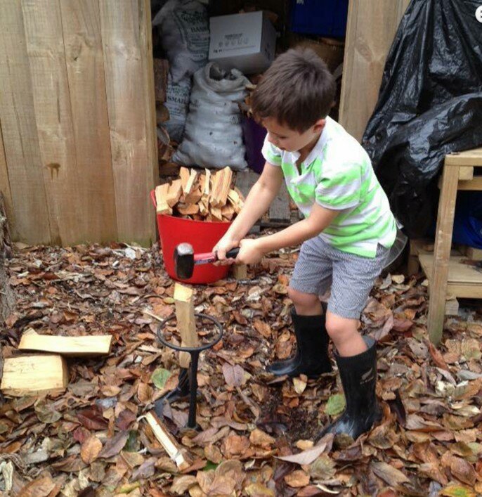 Kindling Cracker, veilige hakbijl