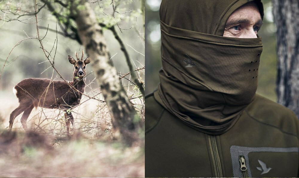 1802109 Seeland Hawker scent control balaclava / bivakmuts, Pine green