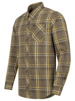 Blaser Stretch Shirt Harald, olive geruit