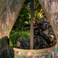 Primos Double Bull Stakeout Blind - Mossy Oak Greenleaf