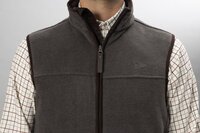 Seeland Woodcock Earl Fleece Waistcoat - Dark grey melange